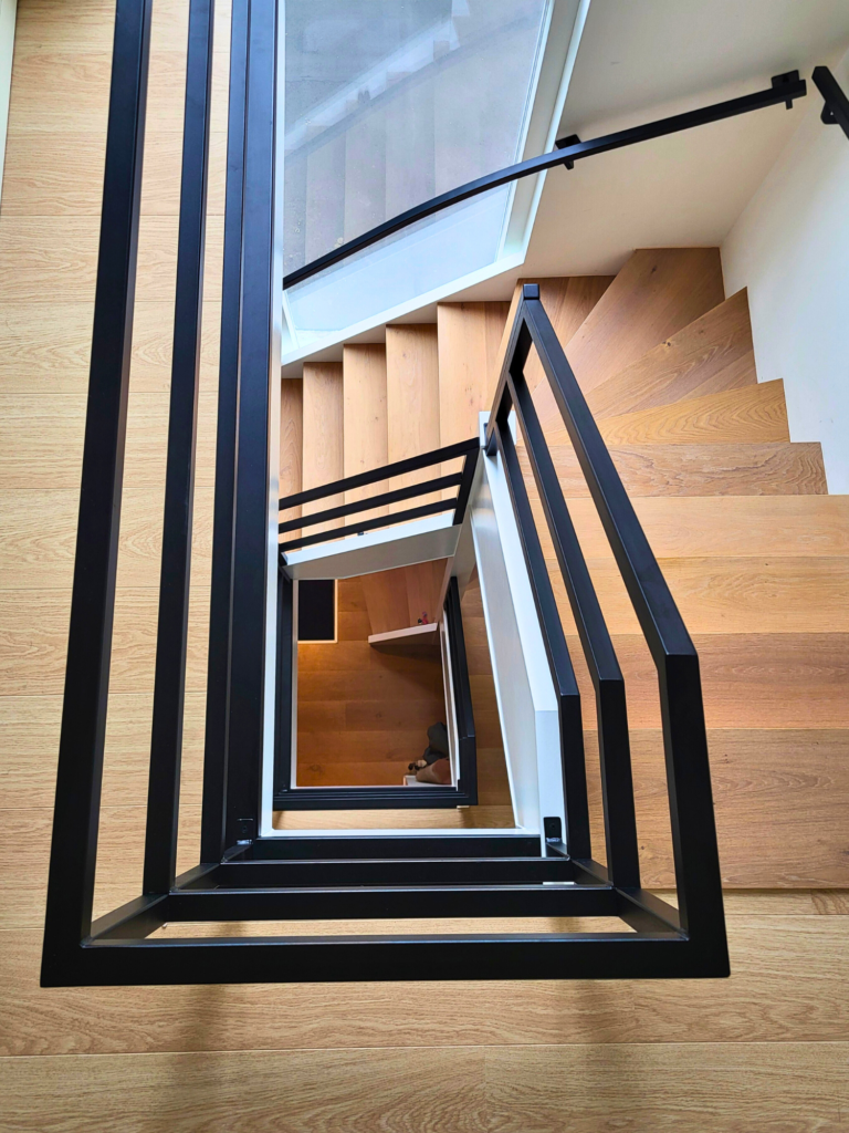Moderne stalen balustrade zwart Tilburg