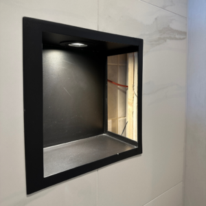 Stalen afwerking waterkraan